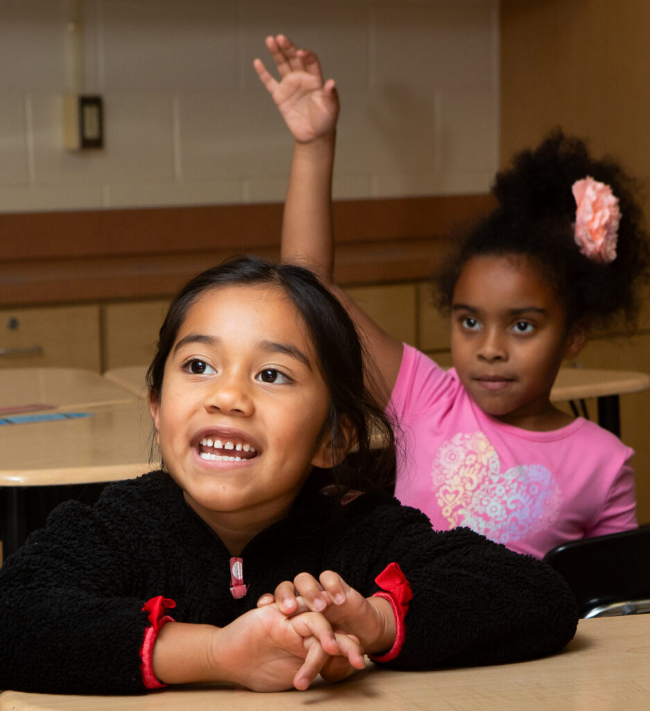 Students participate in Charity for Change activity.